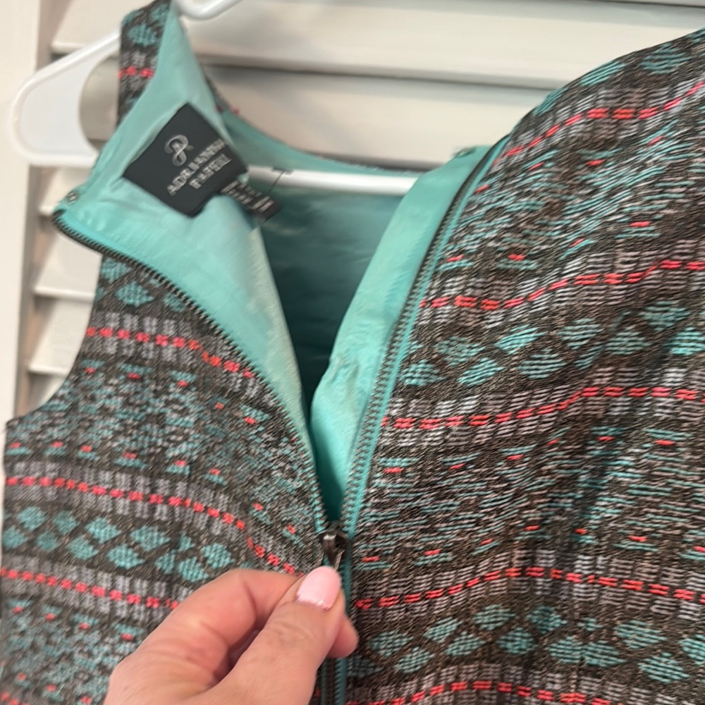 Adrianna Papell Multicolor Patterned Mini Dress - Picture 5 of 6